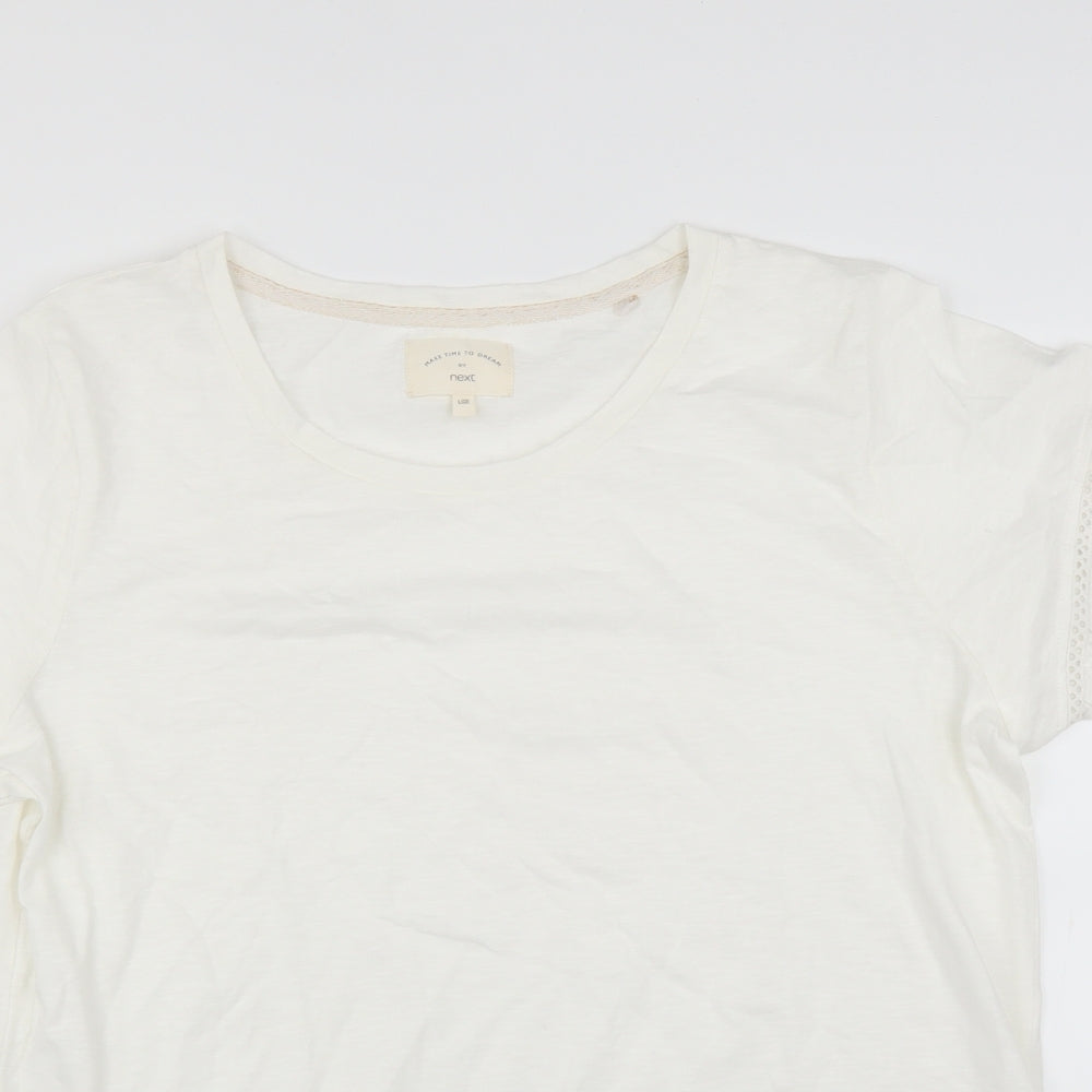 NEXT Womens White   Basic T-Shirt Size L