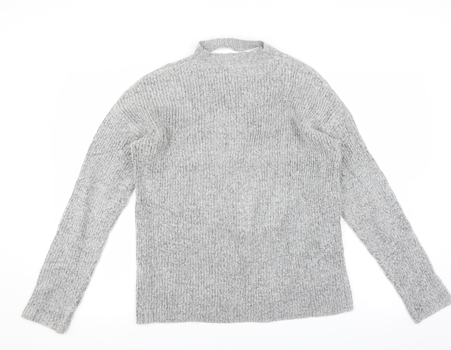 New Look Girls Grey   Pullover Jumper Size 14-15 Years  - Choker style neck
