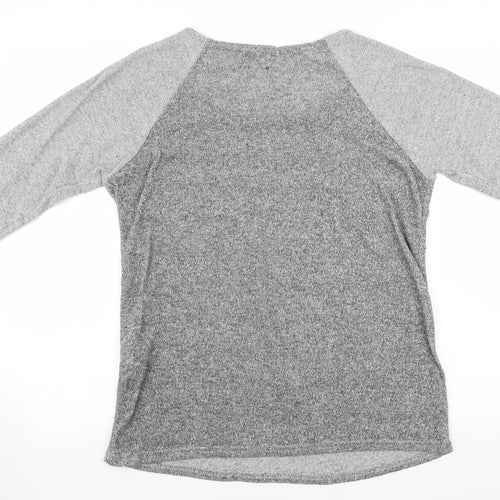 Peacocks Womens Grey   Pullover Jumper Size 14