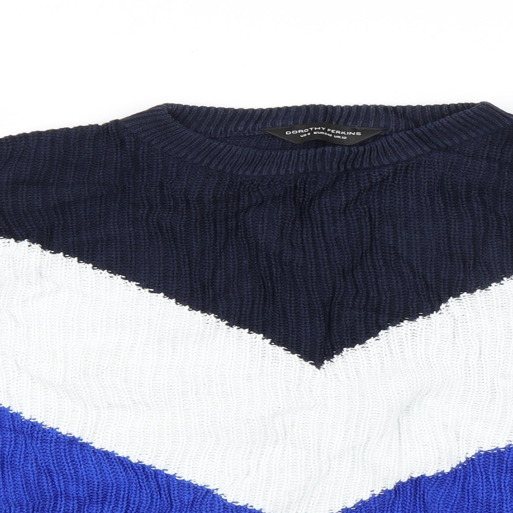 Dorothy Perkins Womens Blue   Pullover Jumper Size 12