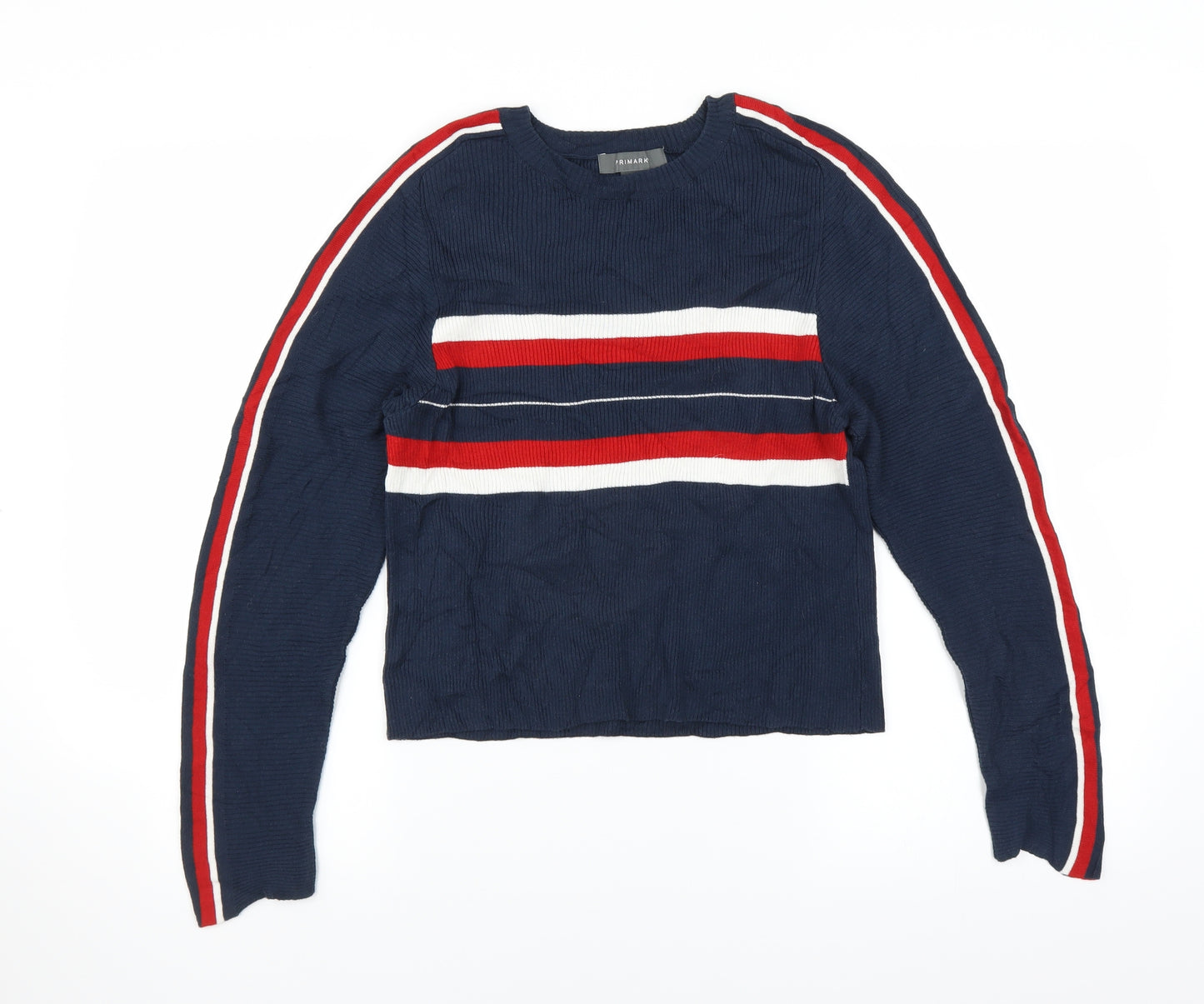 Primark Womens Blue   Pullover Jumper Size M