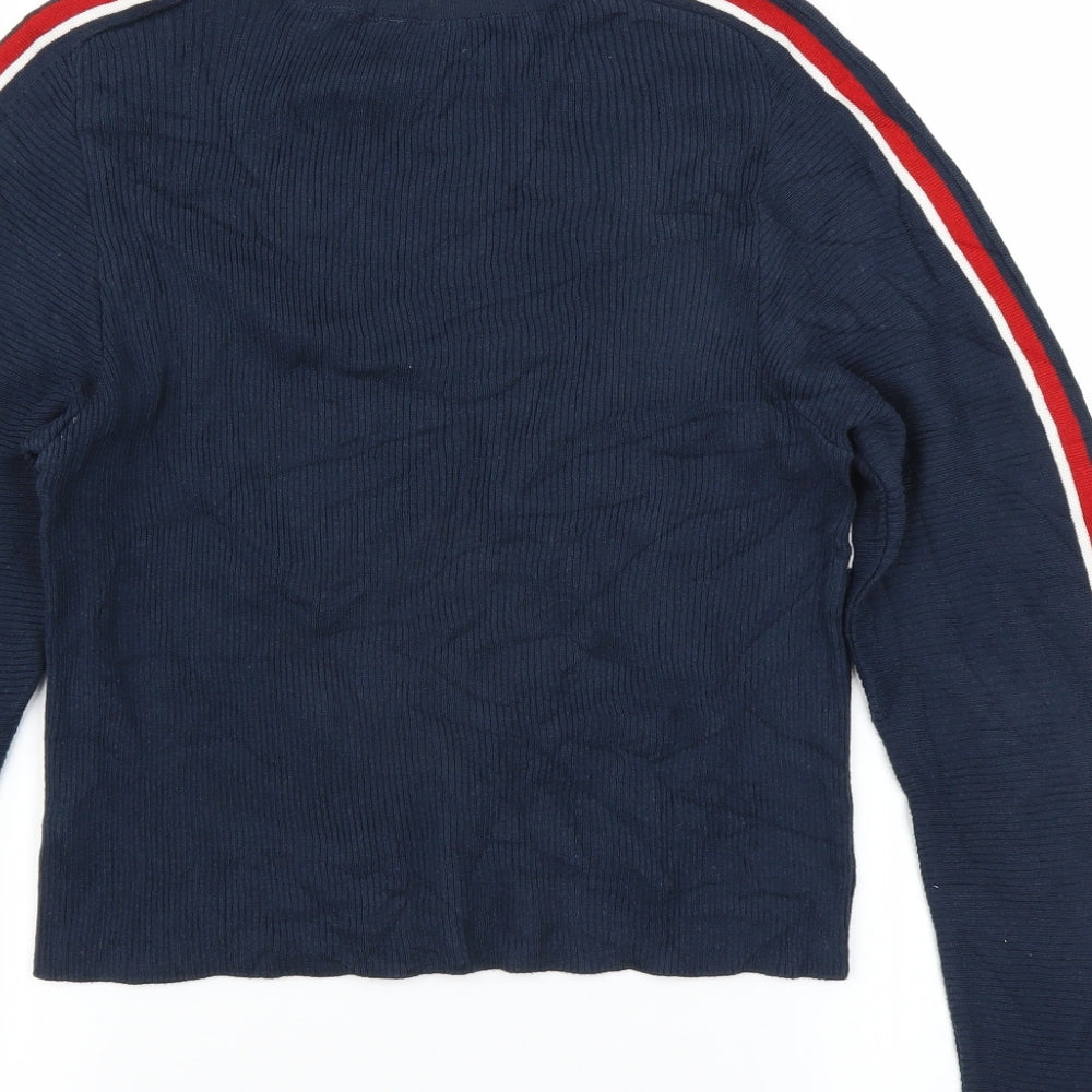 Primark Womens Blue   Pullover Jumper Size M