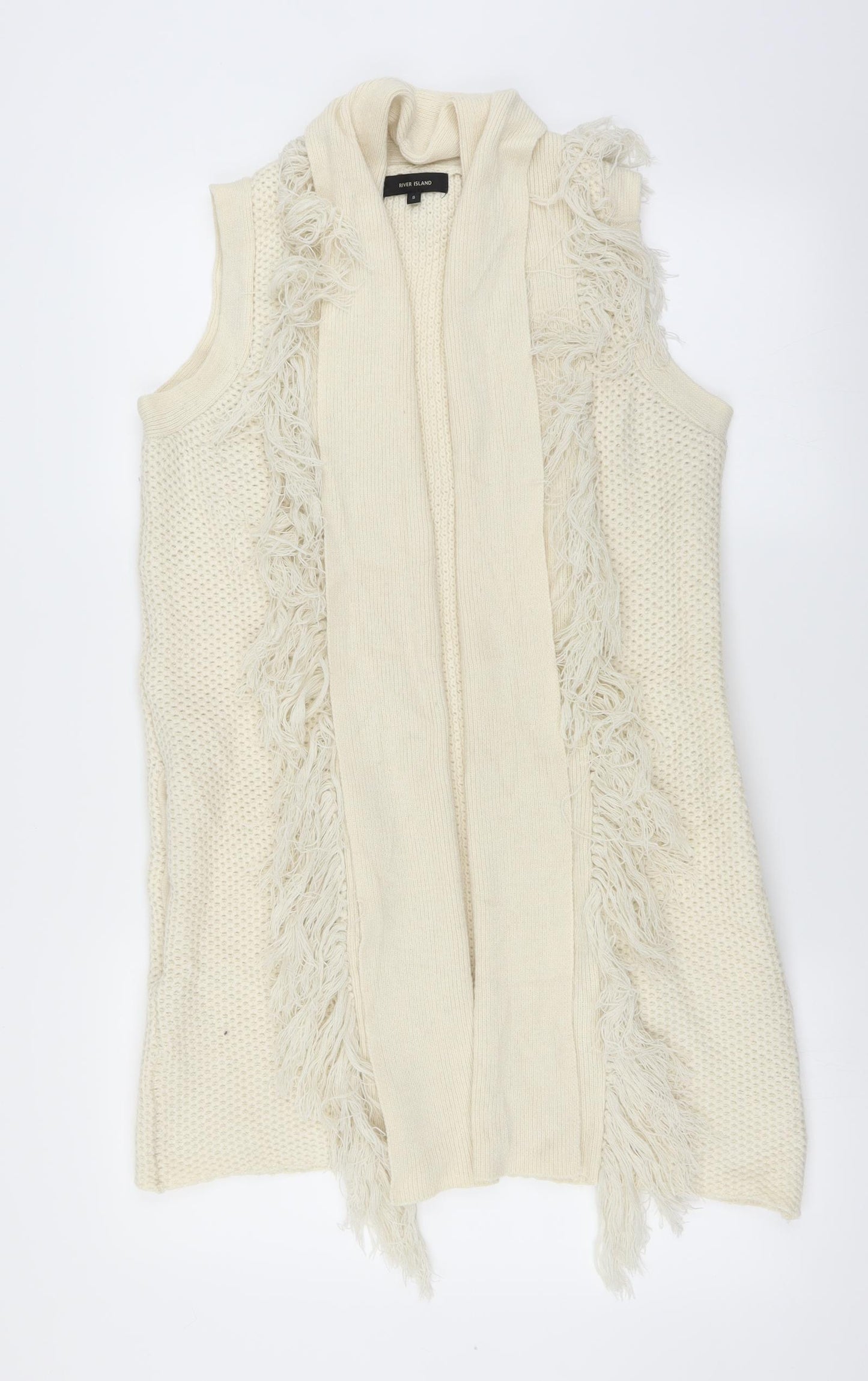 River Island Womens Ivory   Cardigan Jumper Size S