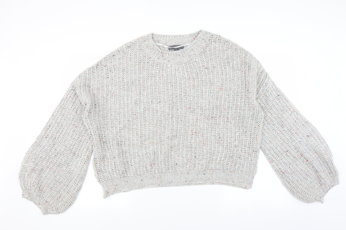 Primark Womens Grey   Pullover Jumper Size M