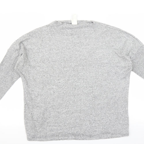 H&M Womens Grey   Pullover Jumper Size L