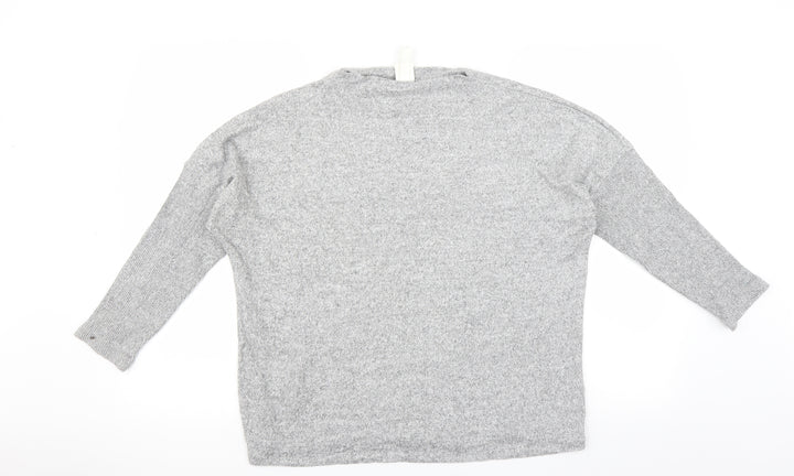 H&M Womens Grey Pullover Jumper Size L