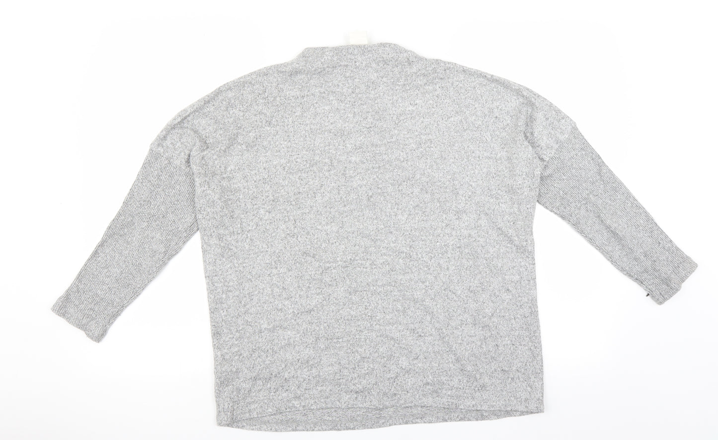 H&M Womens Grey   Pullover Jumper Size L