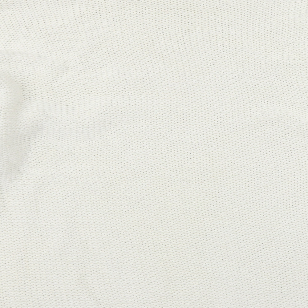 Marks and Spencer Womens White   Pullover Jumper Size 16
