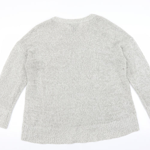 New Look Womens Grey   Pullover Jumper Size L