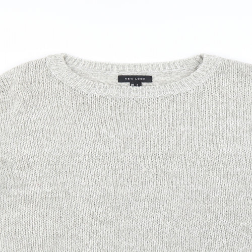 New Look Womens Grey   Pullover Jumper Size L