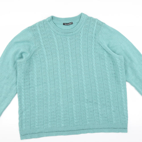 Le Bon Marché Womens Green   Pullover Jumper Size XL