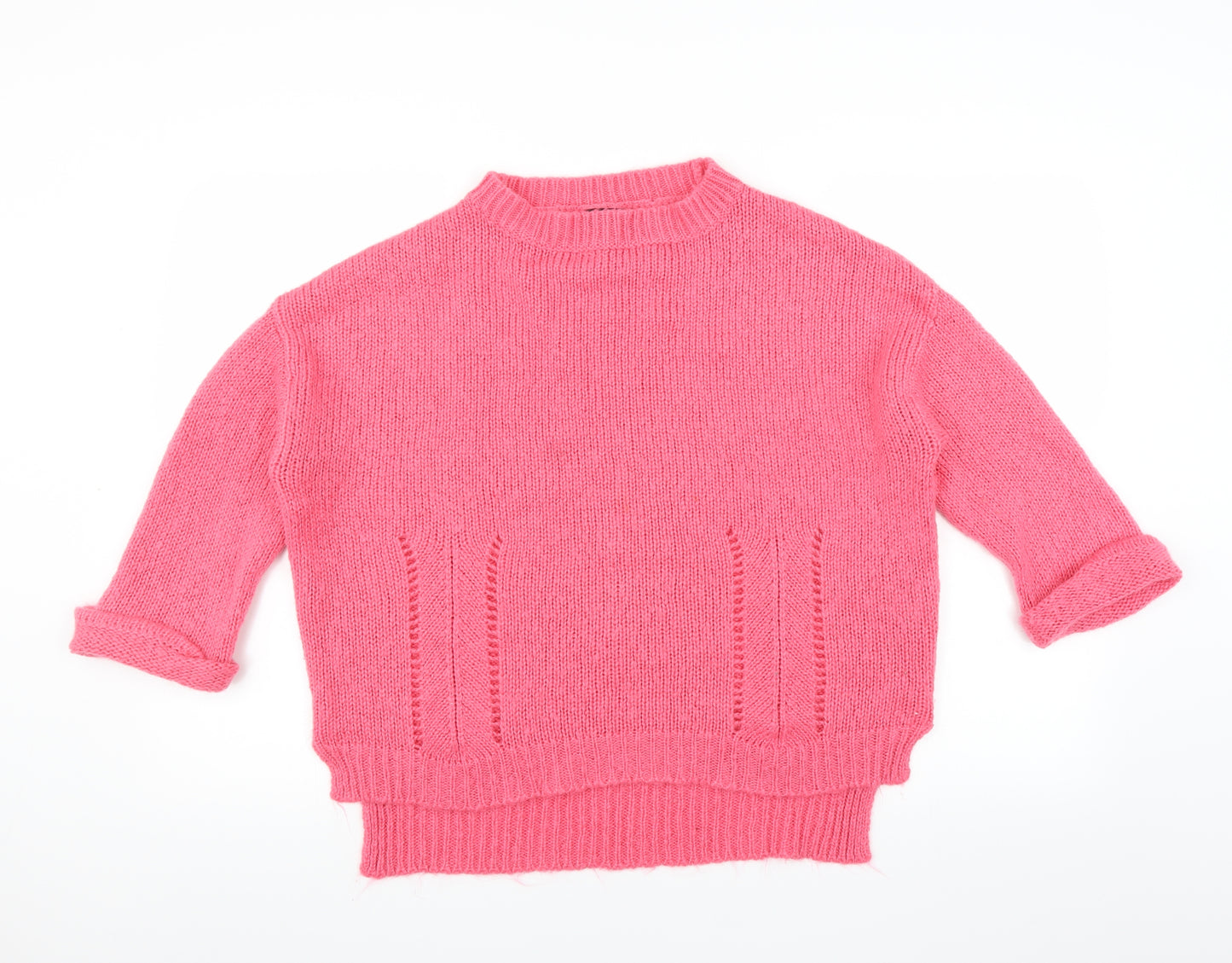 Topshop Womens Pink   Pullover Jumper Size 14