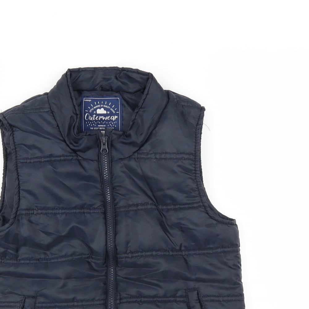 George Boys Blue   Gilet Jacket Size 9-10 Years  - Bodywarmer