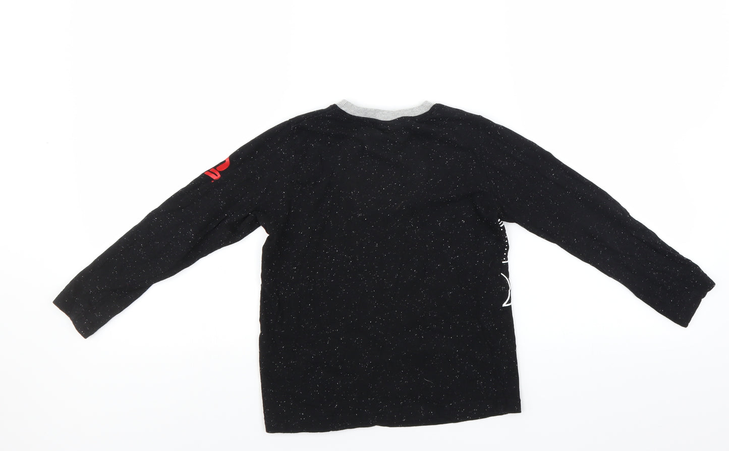 PlayStation Boys Black   Basic T-Shirt Size 6-7 Years  - Playstation