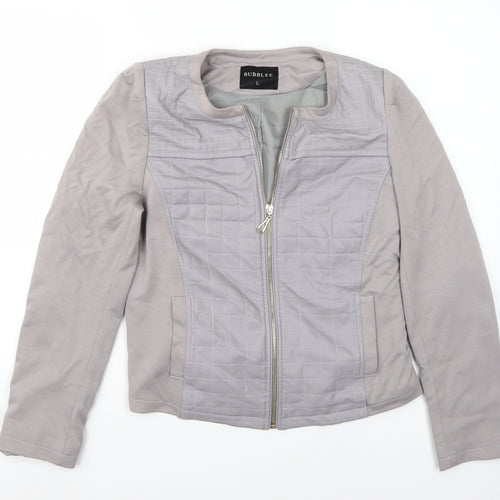 Bubbles Womens Grey   Jacket Coat Size L