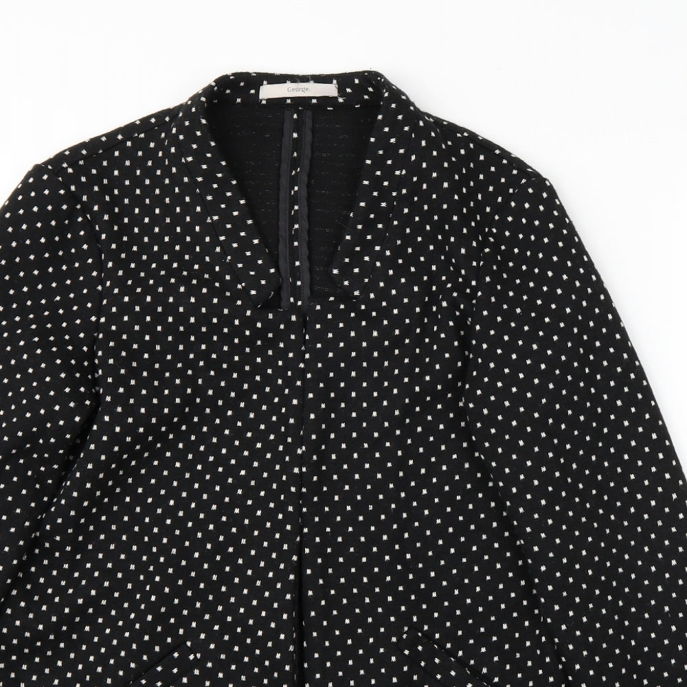 George Womens Black   Jacket Coat Size 14