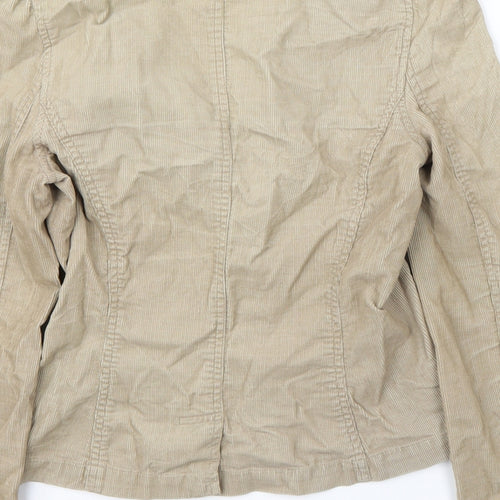 Moto Womens Brown   Jacket Blazer Size 8