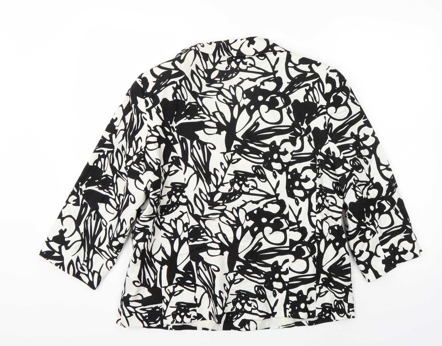 Preworn Womens White   Jacket Coat Size 16