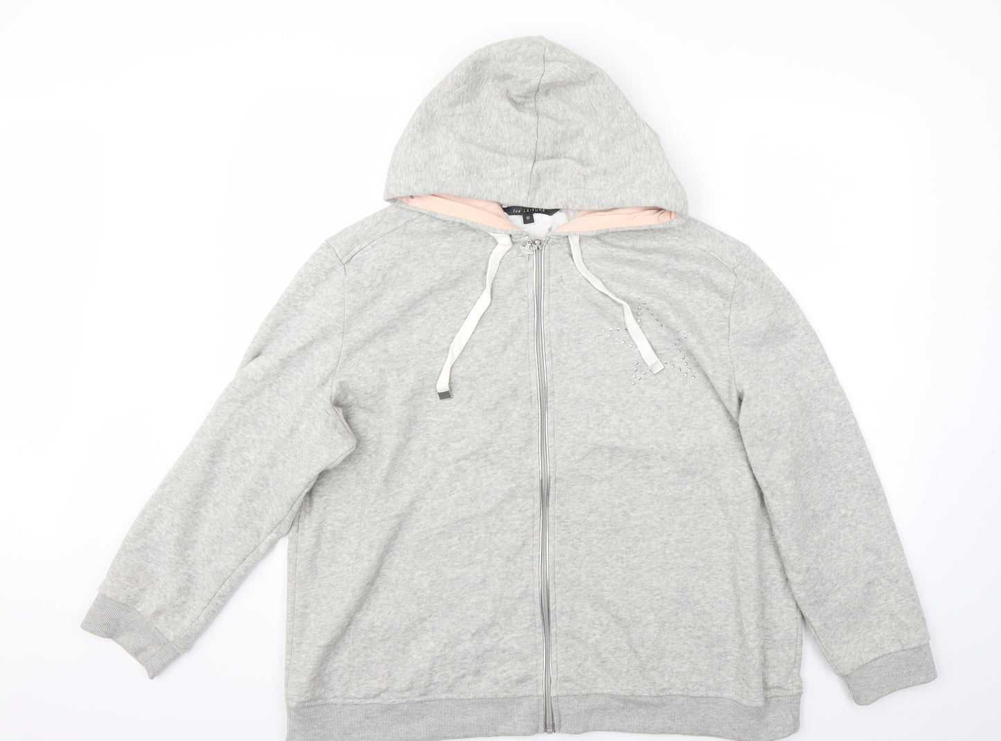 Love Leisure Womens Grey   Jacket Coat Size 20