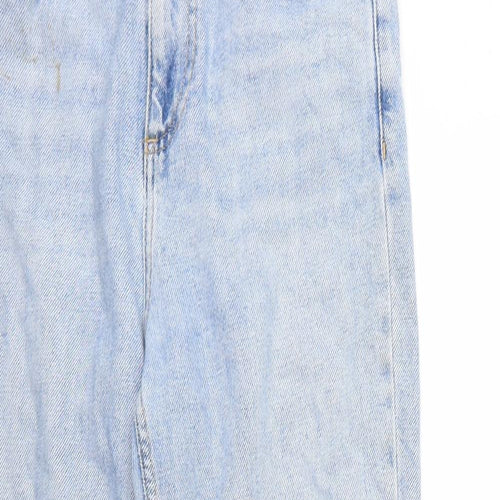 Topshop Womens Blue   Cropped Jeans Size 28 L25 in