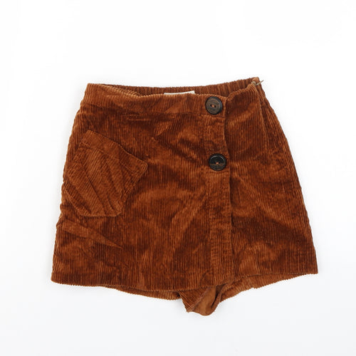 Zara Girls Brown   Bermuda Shorts Size 9 Years