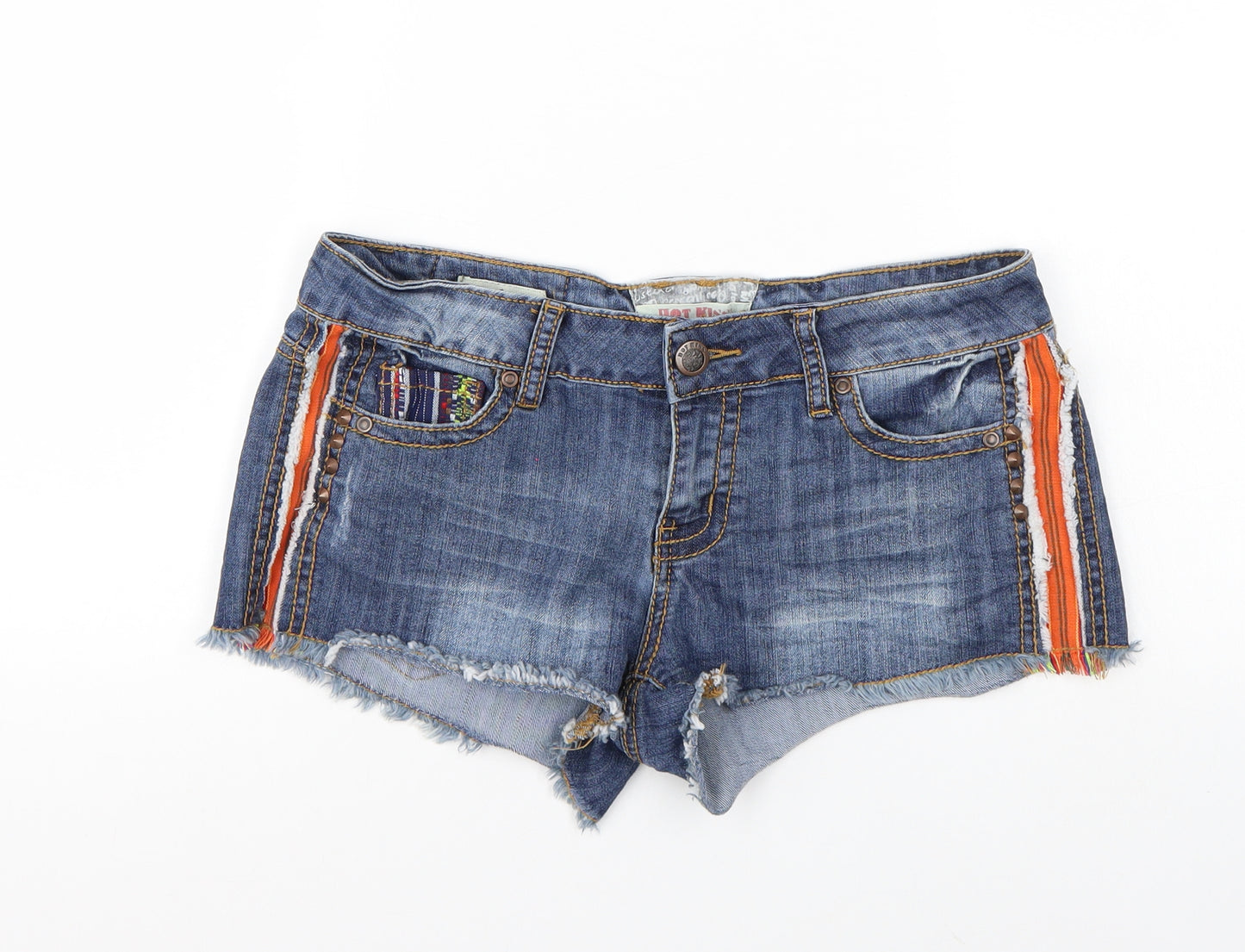 Hot Kiss Womens Blue   Cut-Off Shorts Size 10