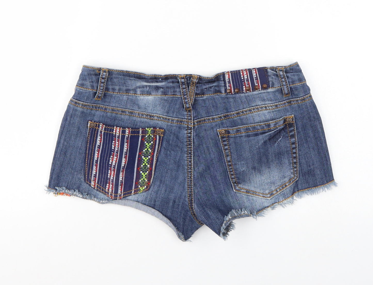 Hot Kiss Womens Blue   Cut-Off Shorts Size 10