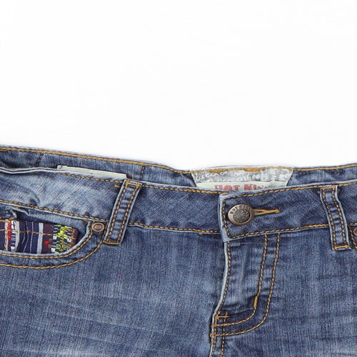 Hot Kiss Womens Blue   Cut-Off Shorts Size 10