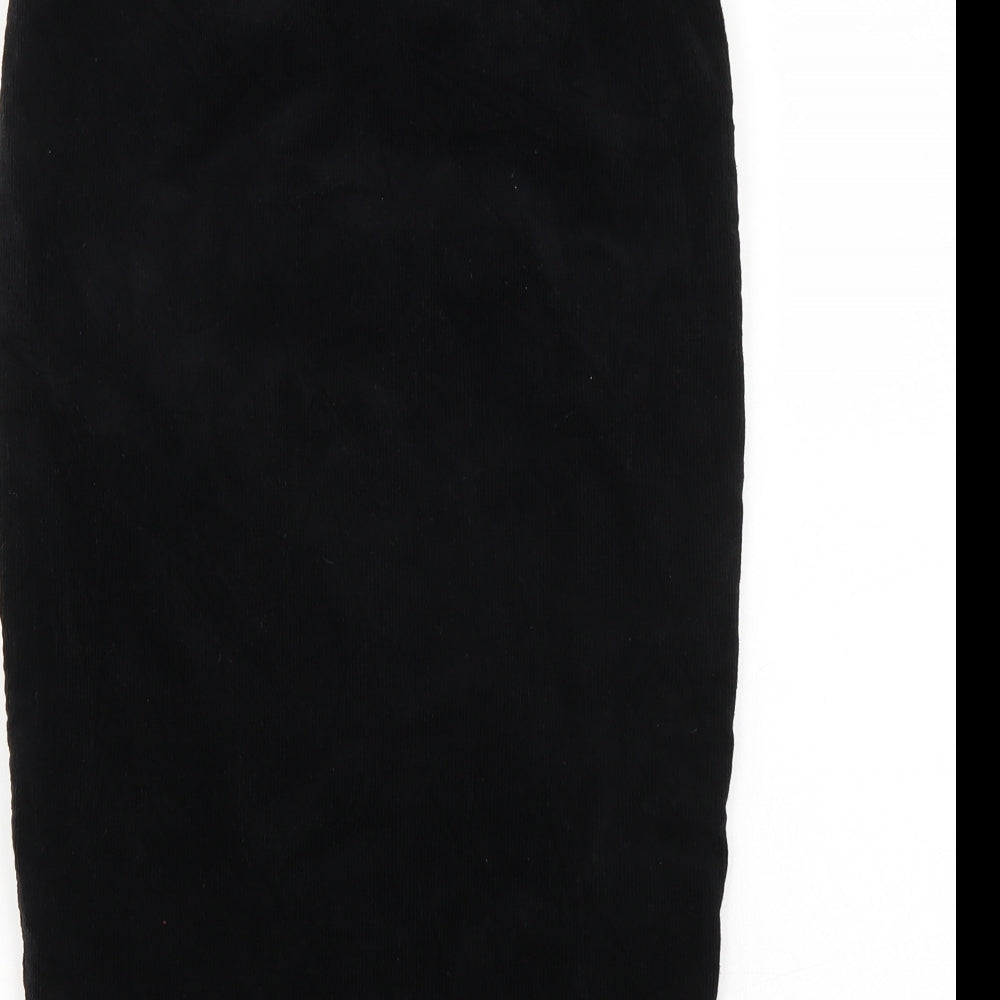 Denim & Co. Womens Black   A-Line Skirt Size 6