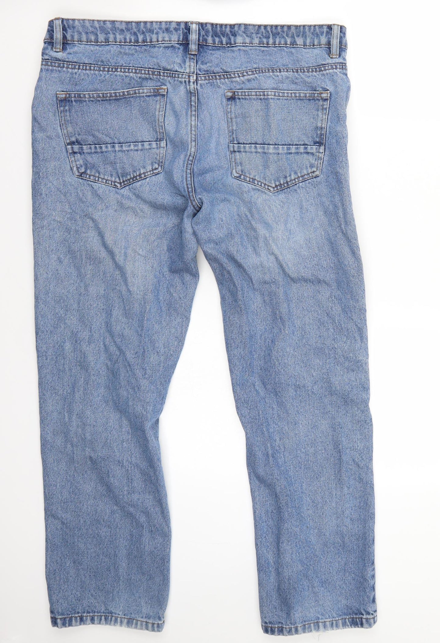 Preworn Mens Blue   Straight Jeans Size 34 L28 in