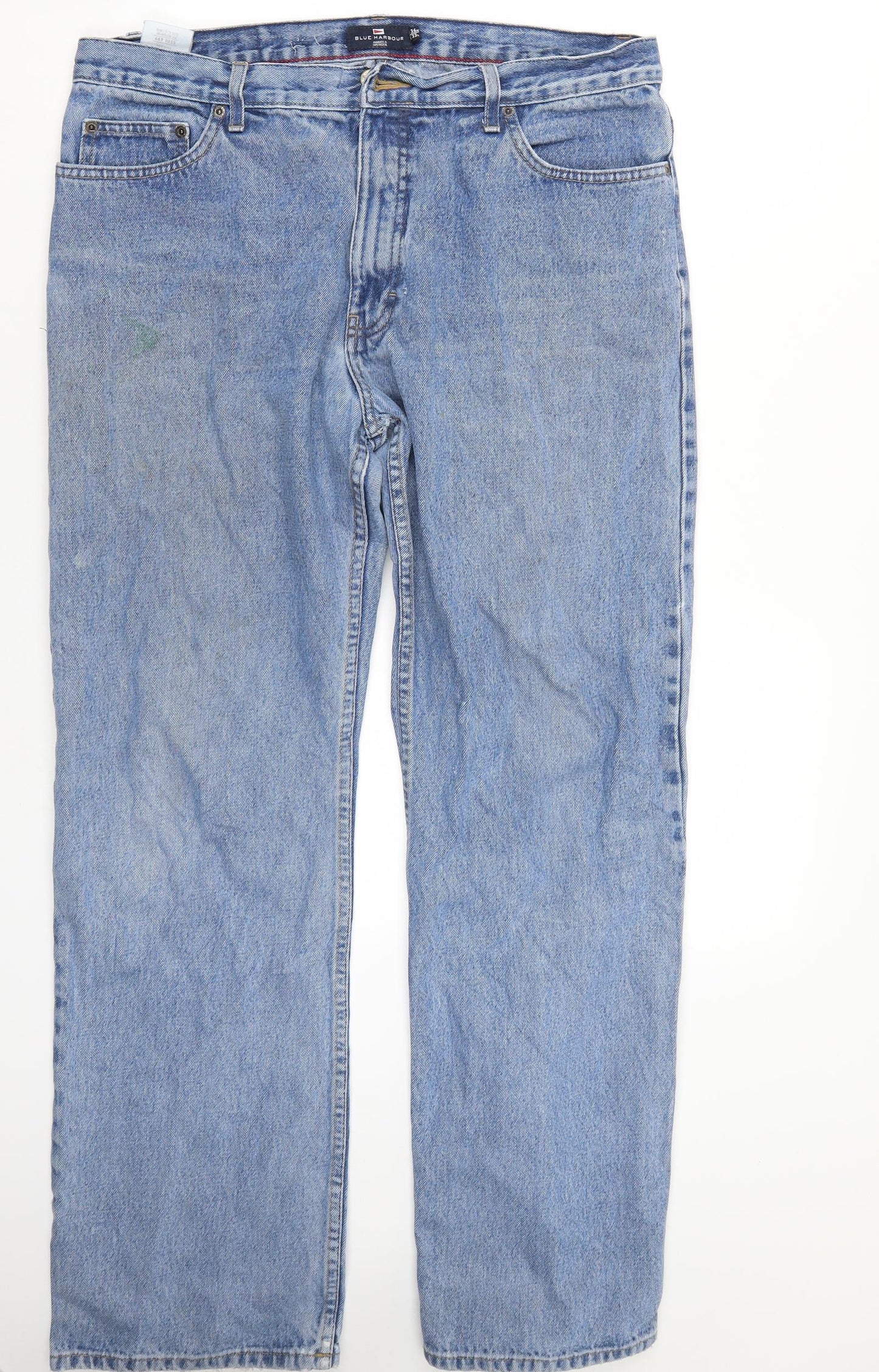 Marks and Spencer Mens Blue   Straight Jeans Size 36 L30 in