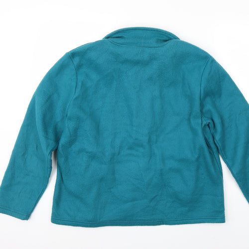 Anne De Lancay Womens Blue   Jacket Coat Size M