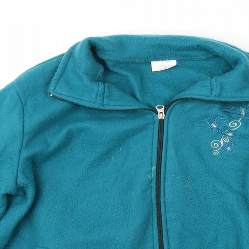 Anne De Lancay Womens Blue   Jacket Coat Size M