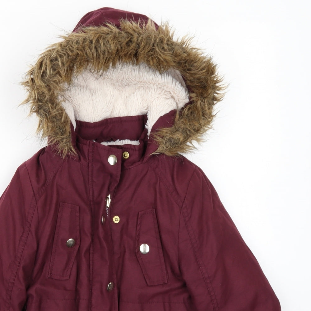 George Girls Purple   Jacket  Size 5-6 Years