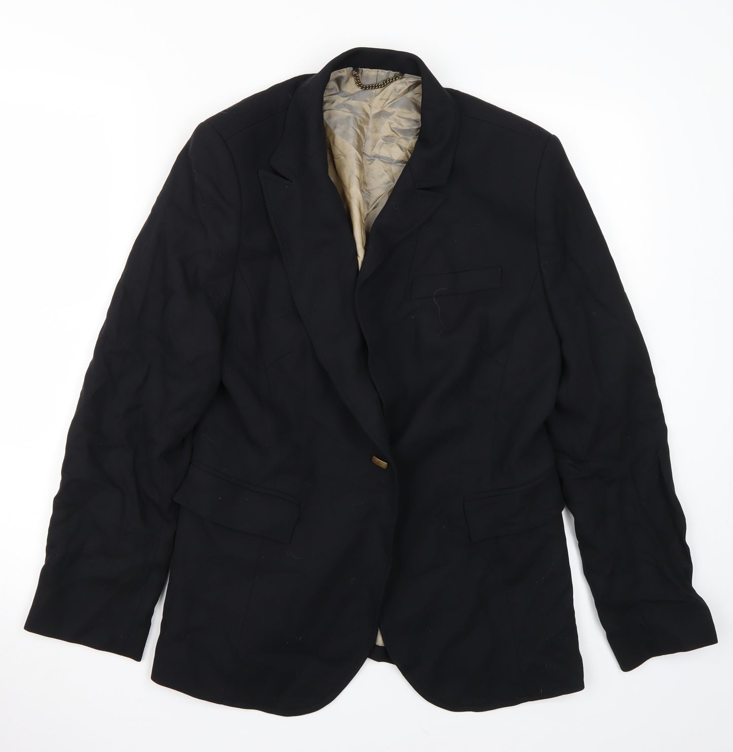 NEXT Womens Black   Gilet Coat Size 12