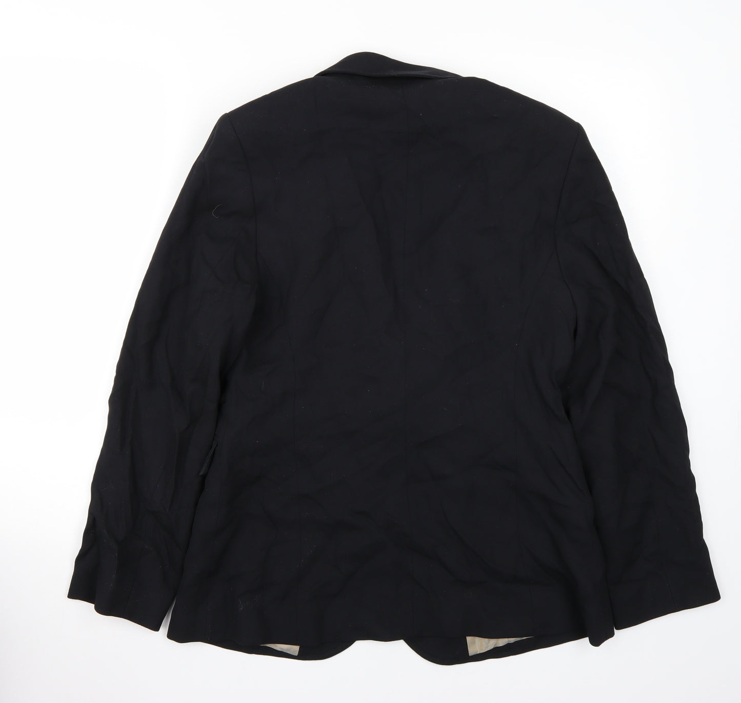 NEXT Womens Black   Gilet Coat Size 12