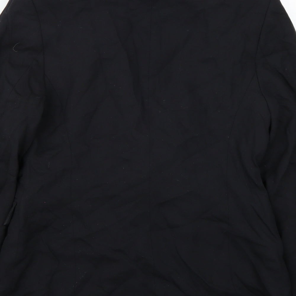 NEXT Womens Black   Gilet Coat Size 12