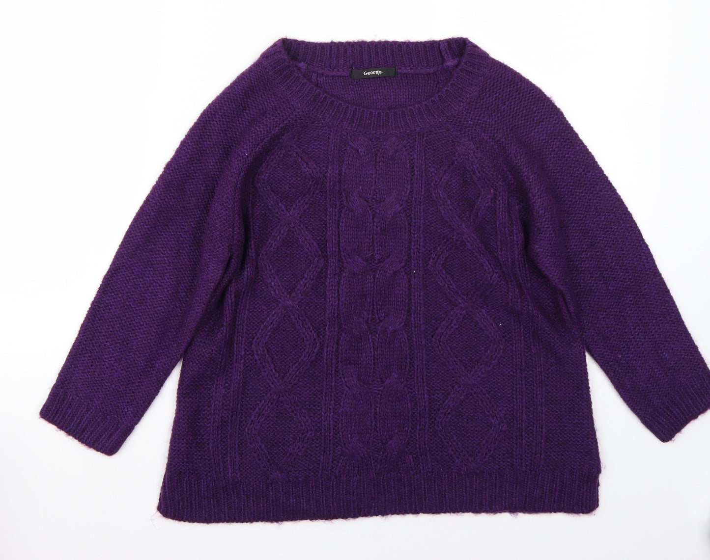 George Womens Purple   Pullover Jumper Size 8
