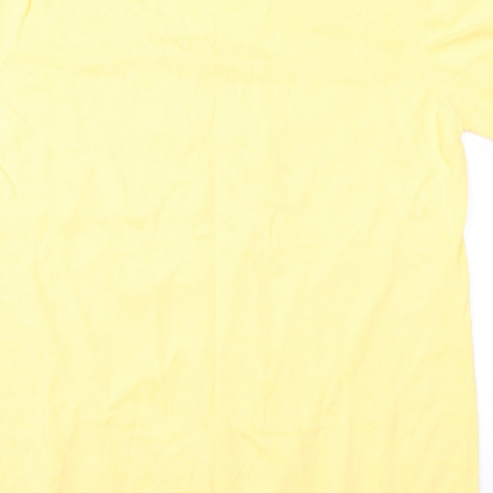 Michele Hope Womens Yellow   Cardigan Jumper Size 24