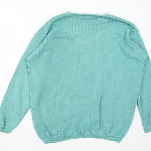 Holmewood Womens Green   Pullover Jumper Size XL