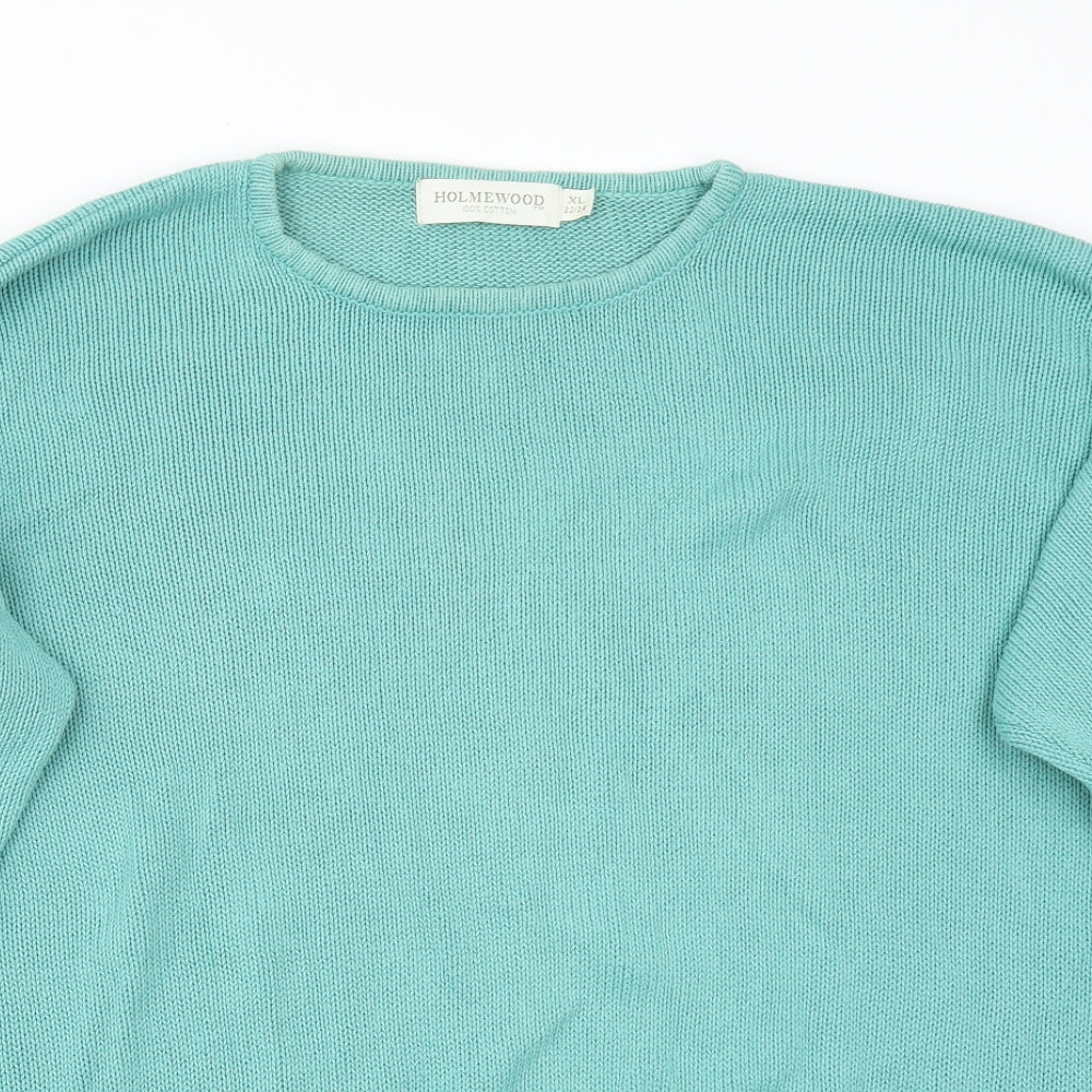 Holmewood Womens Green   Pullover Jumper Size XL
