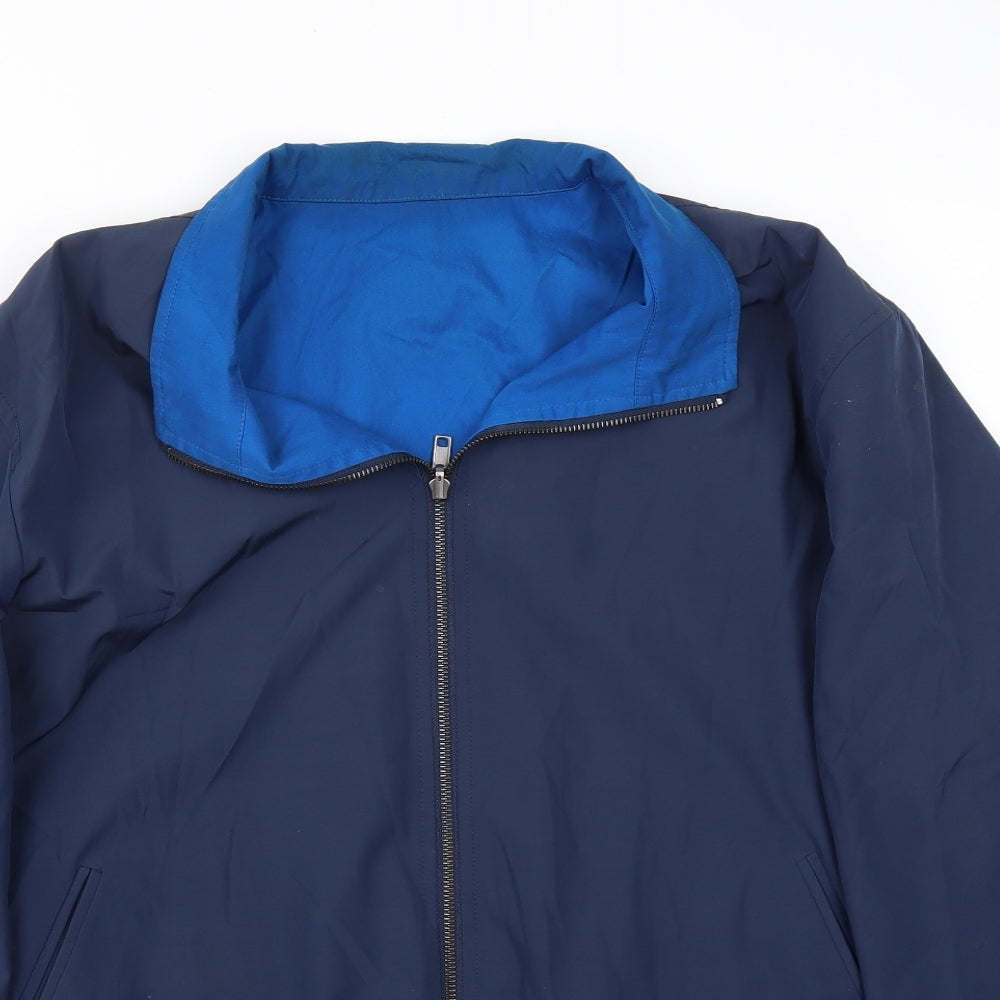 Jaeger Mens Blue   Jacket Coat Size 2XL