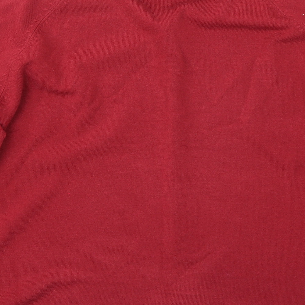 BHS Womens Red   Cardigan Jumper Size 14