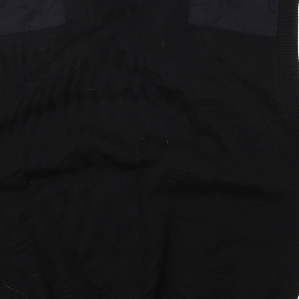 Alexander Mens Black   Pullover Jumper Size 2XL