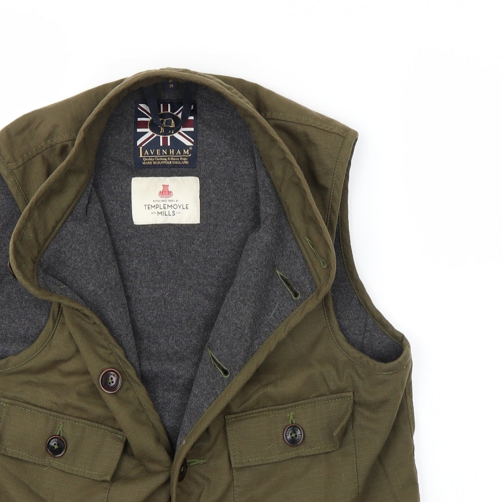 Lavenham Mens Green   Gilet Coat Size M