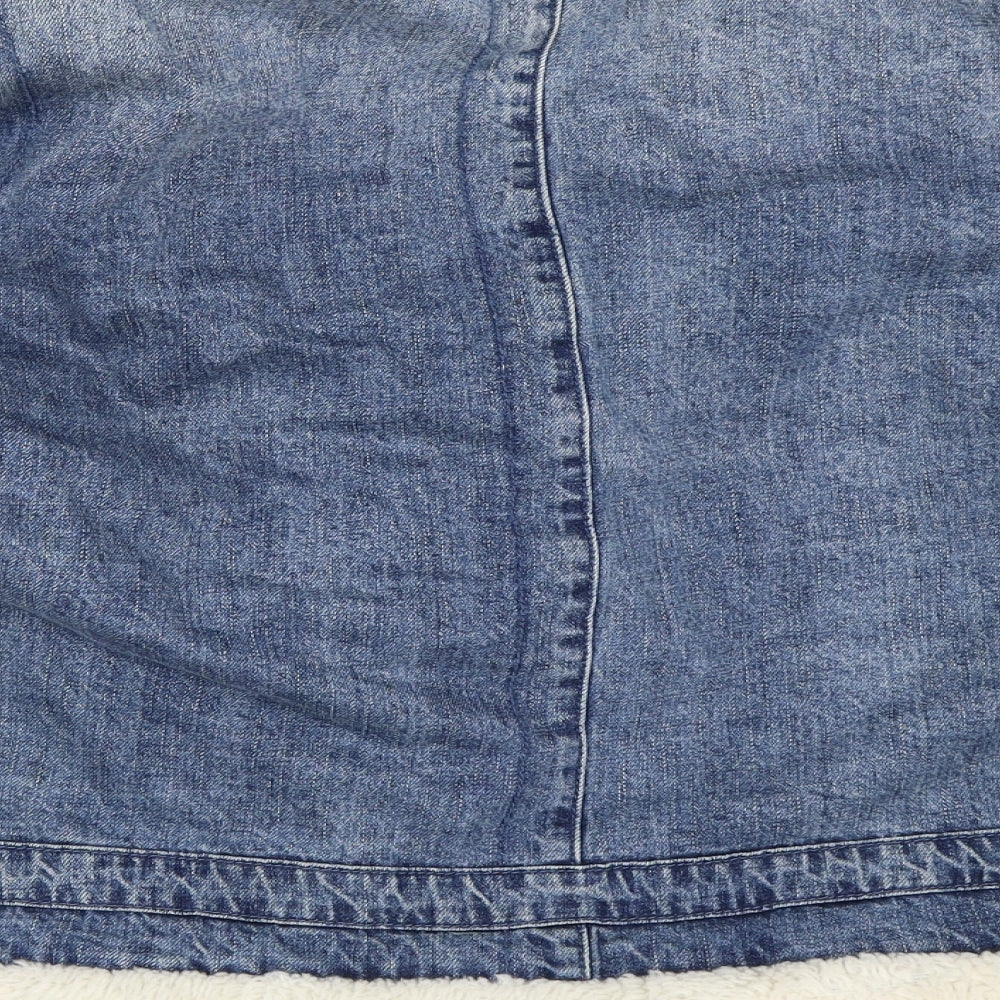 Maniere De Voir Mens Blue  Denim Jacket  Size S