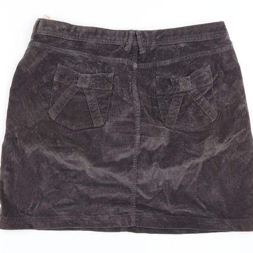 White Stuff Womens Brown   Mini Skirt Size 14