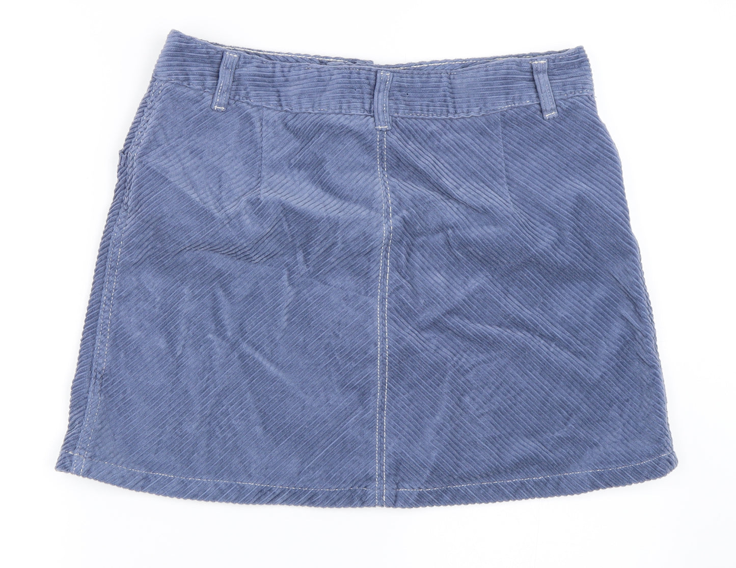 George Womens Blue  Corduroy Mini Skirt Size 12