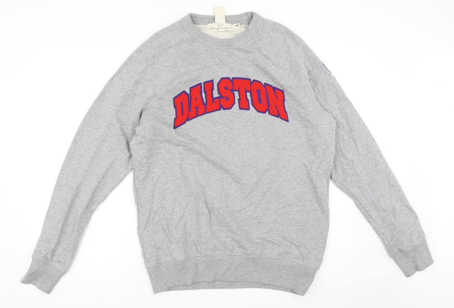 H&M Mens Grey   Pullover Sweatshirt Size M