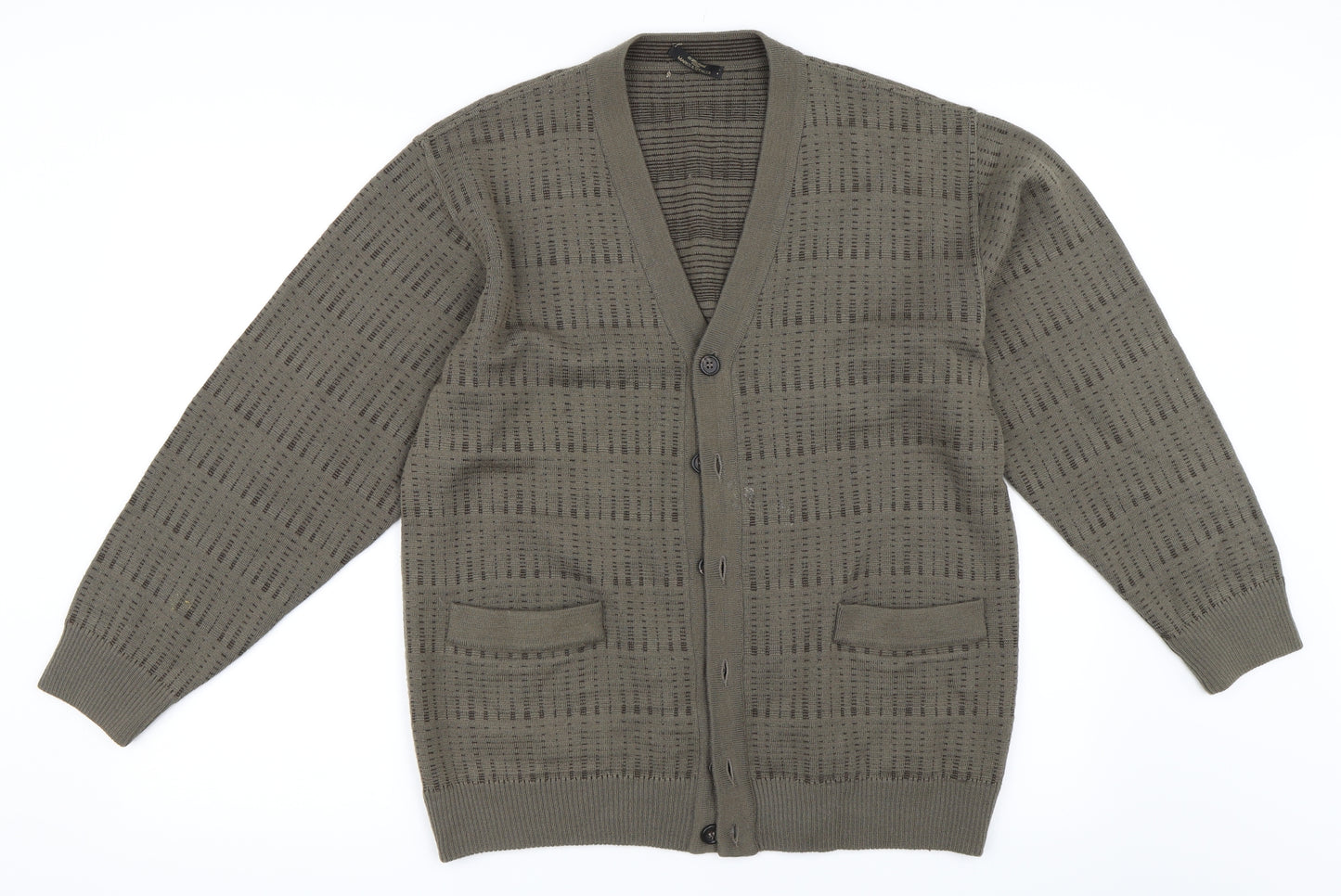 Marks and Spencer Mens Brown   Cardigan Jumper Size S
